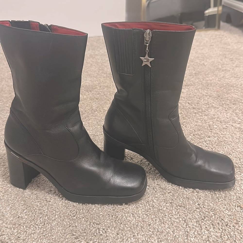 vintage tommy hilfiger star girl boots